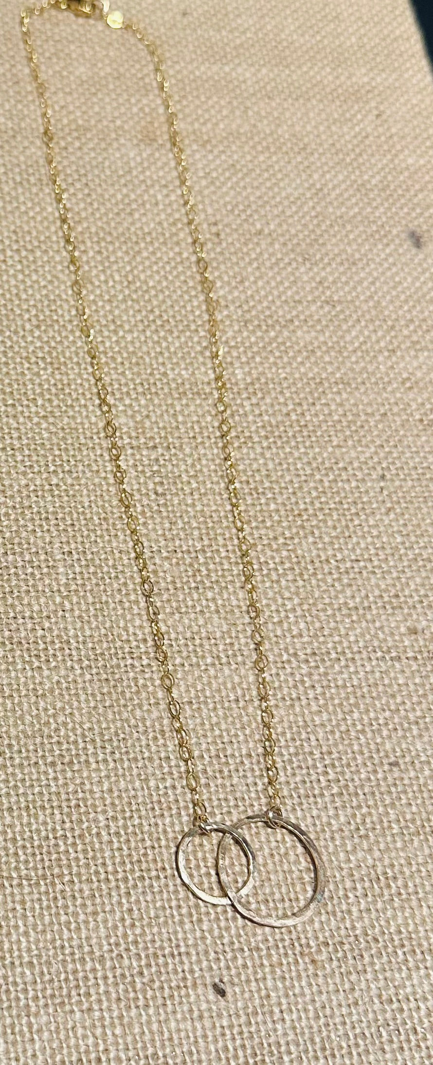 Forge And Fire Sonya Double Circle Necklace