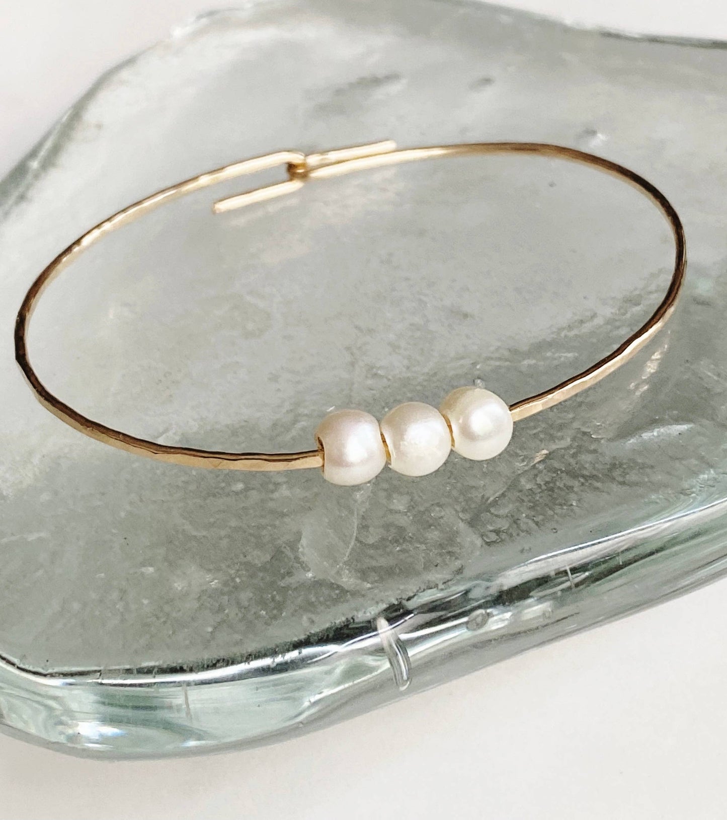 Bonnie Boardman Sliding Pearl Cuff