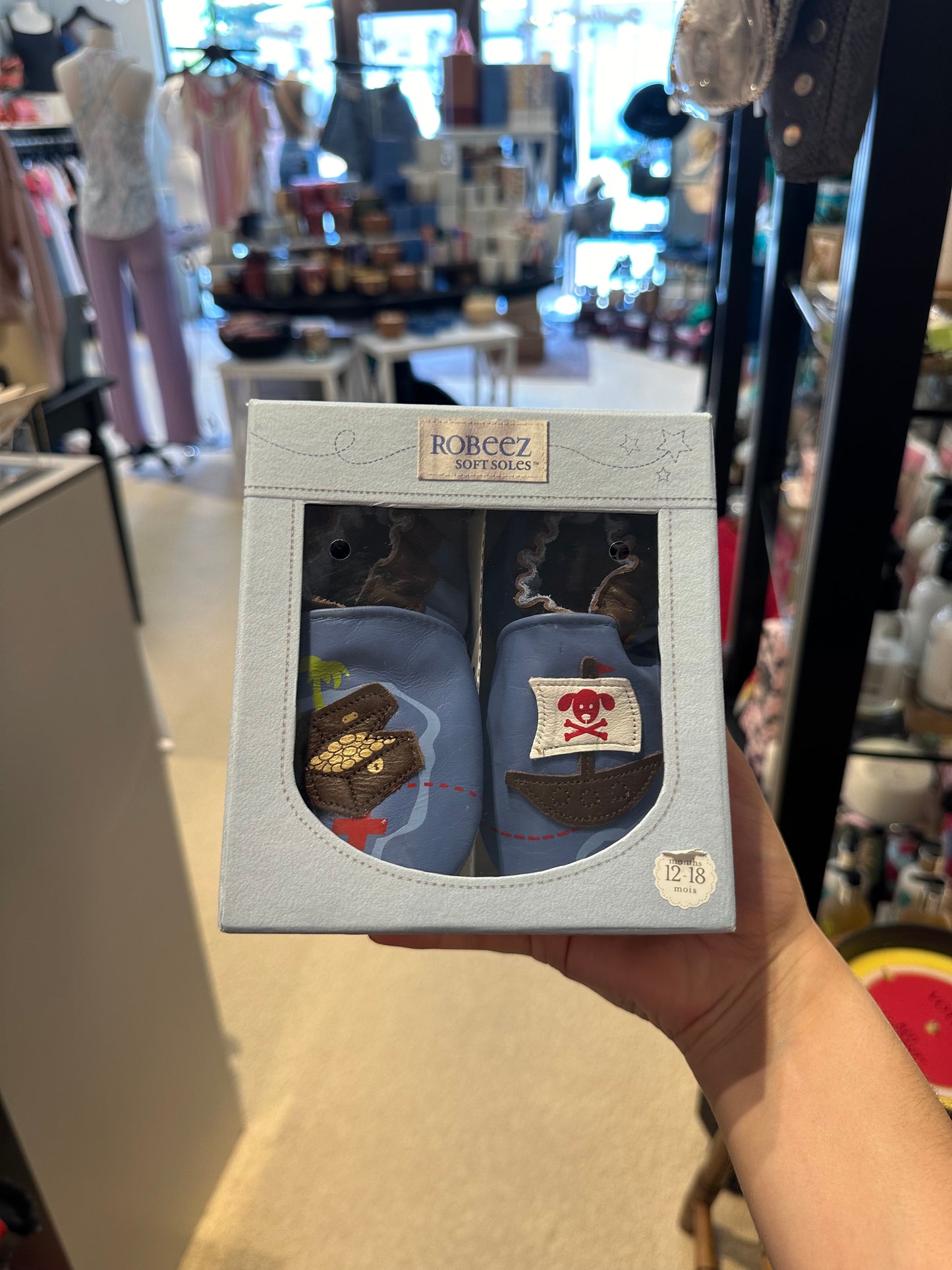 Robeez Treasure Hunt Sky Blue 12-18