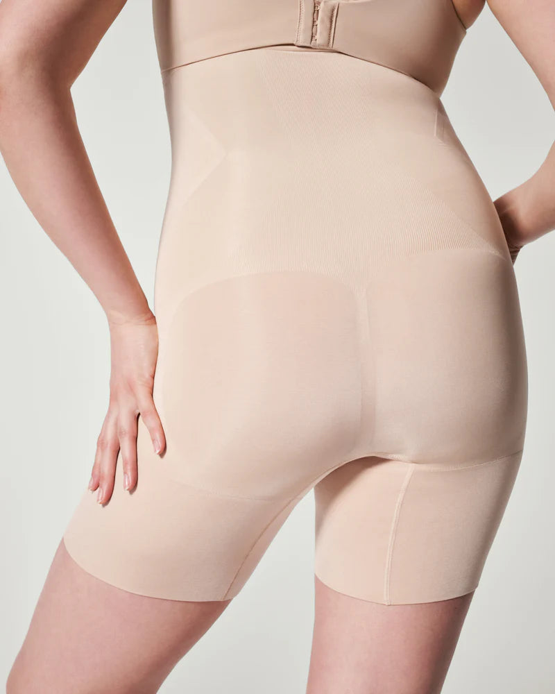 Spanx High Waisted Mid-Thigh Short Soft Sand SS1915