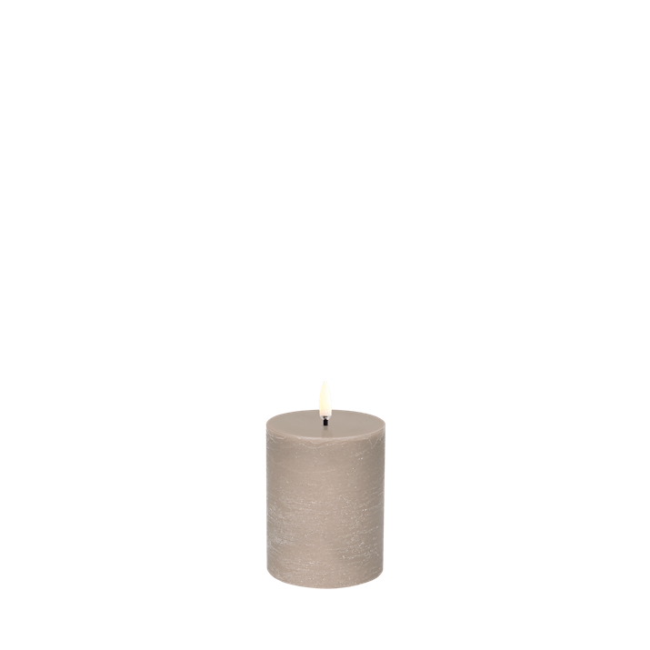 Uyuni LED Pillar Candle Rustic Sandstone 3x6