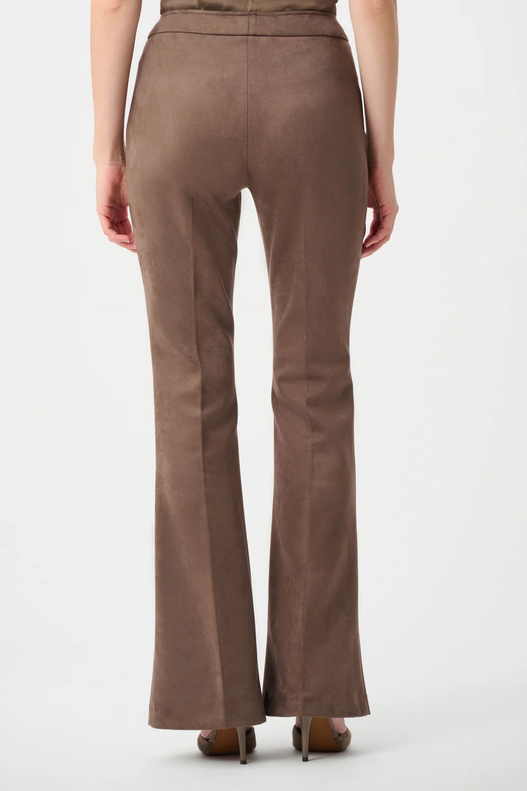 Joseph Ribkoff Faux Suede Flared Pull On Pant