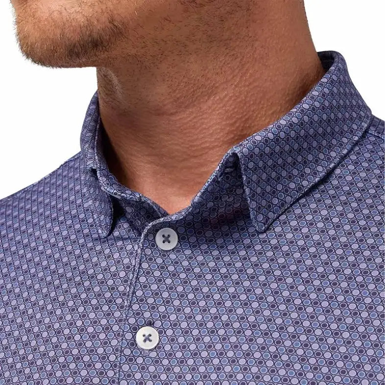 Mizzen + Main Versa SS Polo Purple Dusk