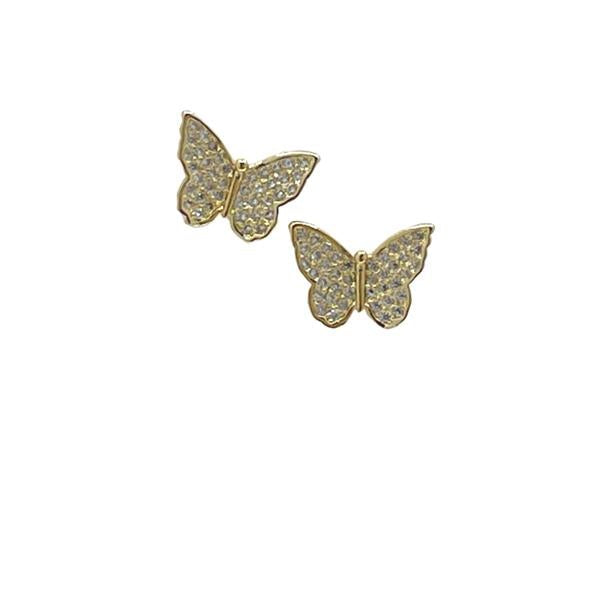 Athena Pave Open Butterfly Stud (EP45BFLY/EGP45BFLY)