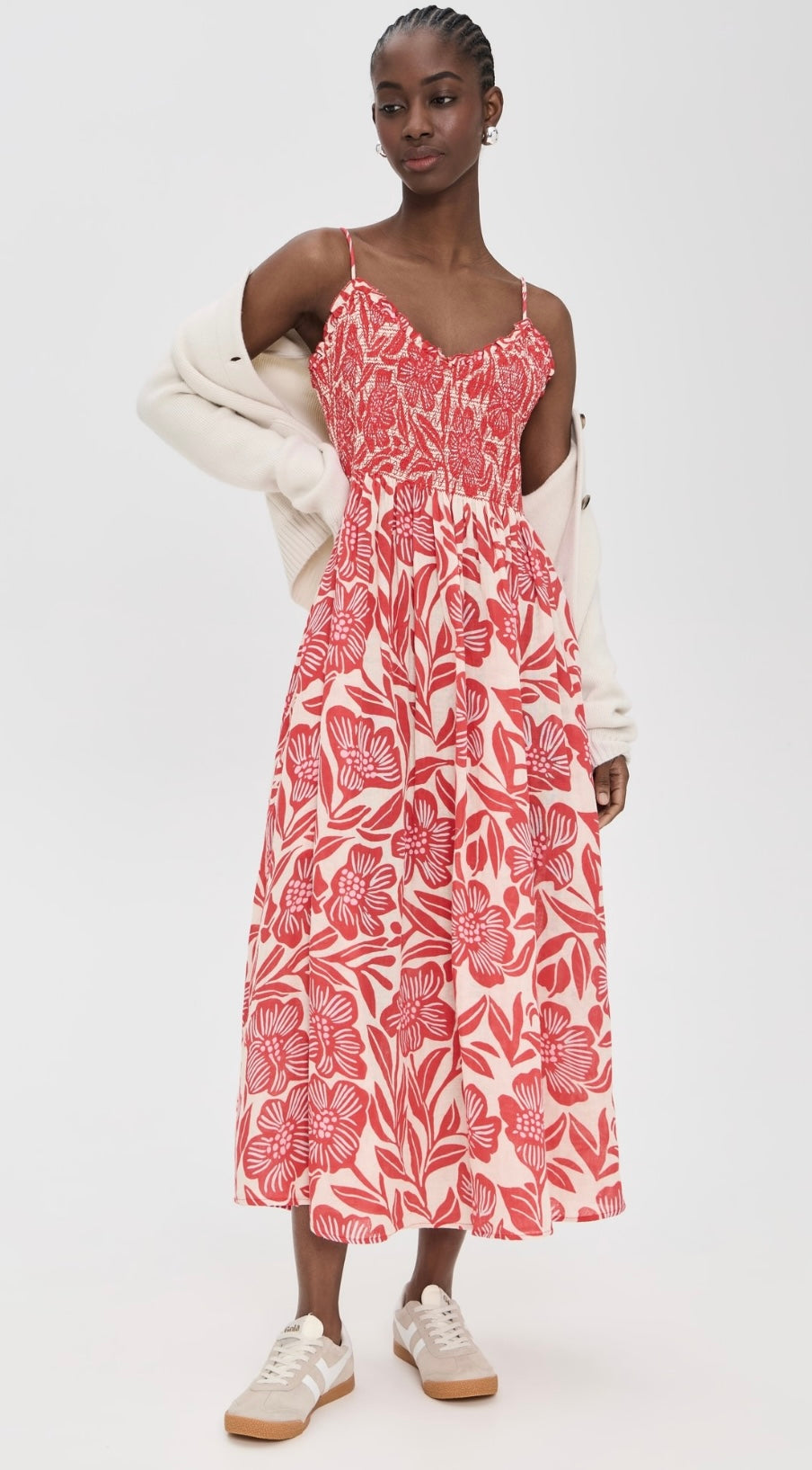 Free People Sweet Nothing Midi Dress In Gardenia