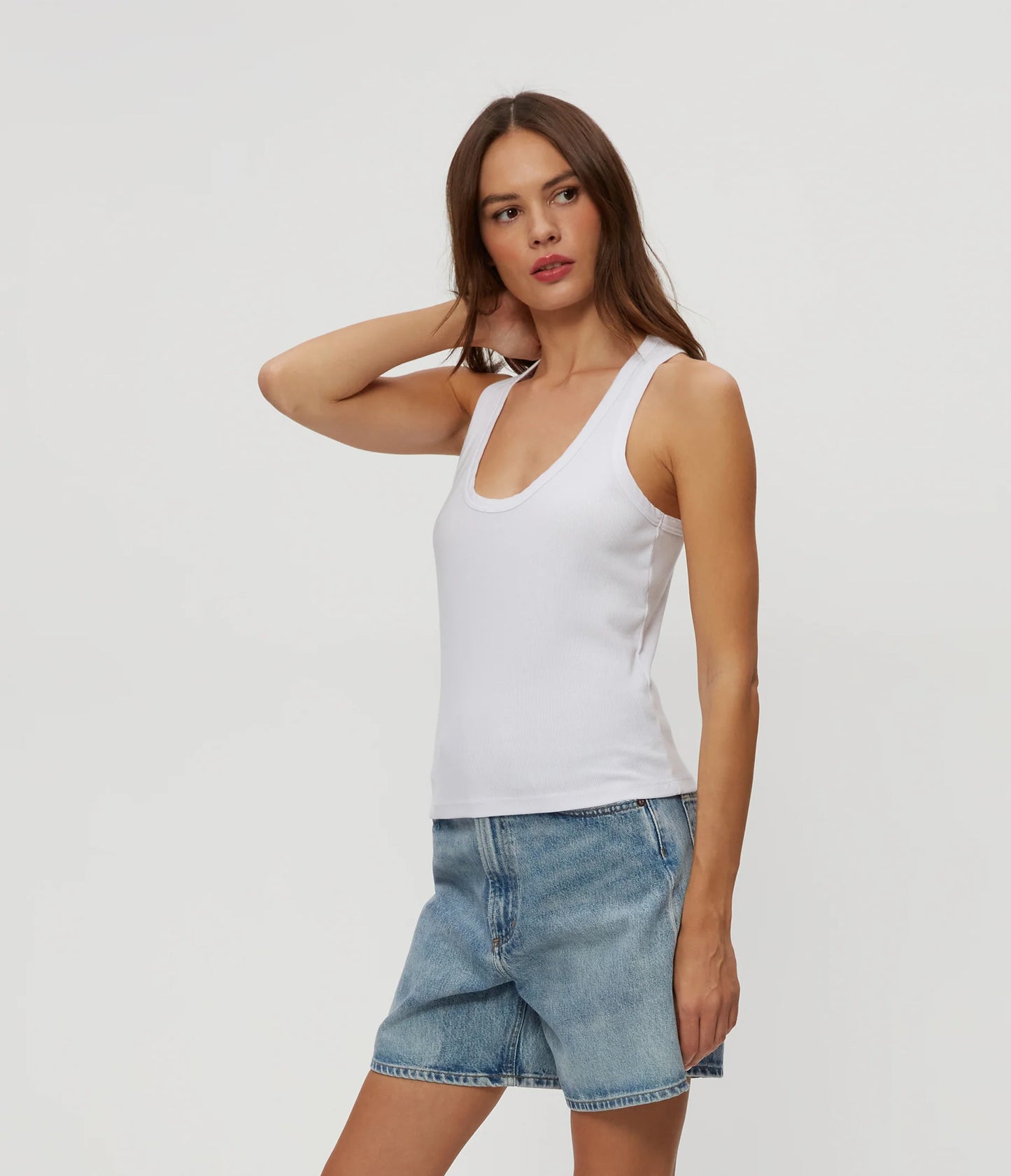 Michael Stars Cher Scoop Neck Tank