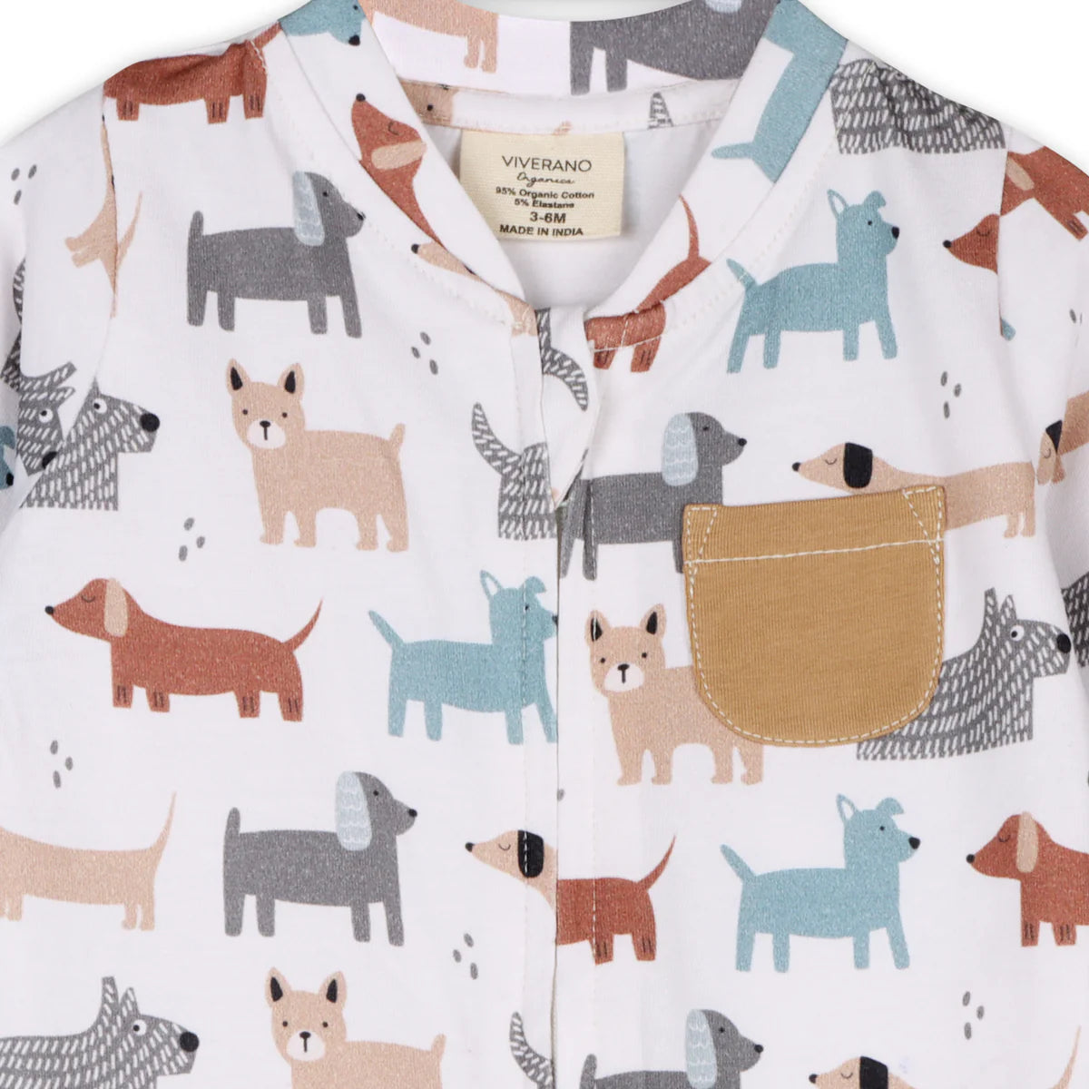 Viverano Organics Dog Zipper Coverall