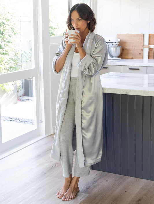 Little Giraffe Luxe Satin Robe
