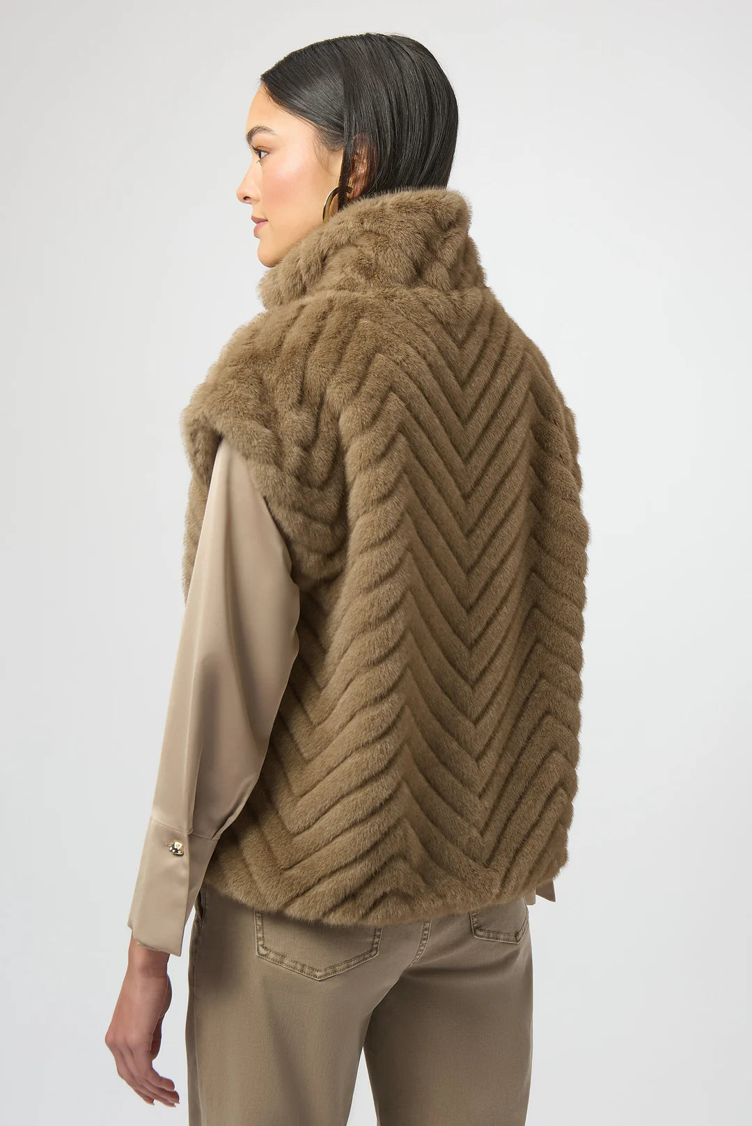 Joseph Ribkoff Faux Fur Vest