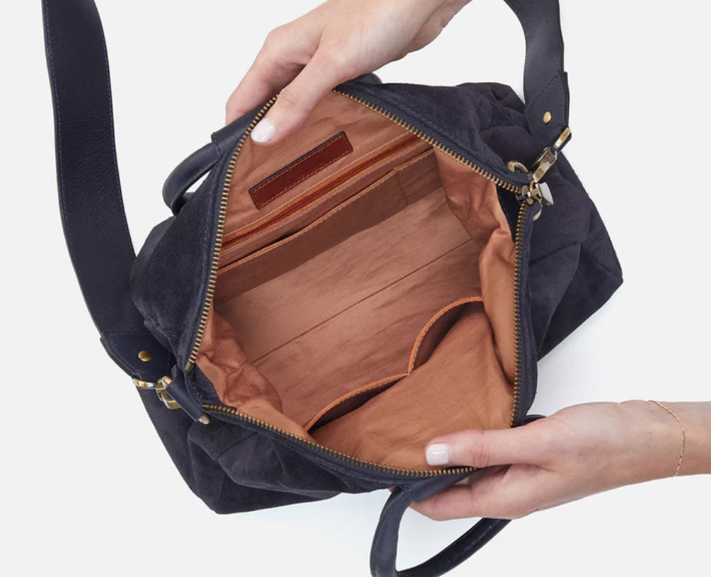 Hobo Sheila Med Satchel Navy