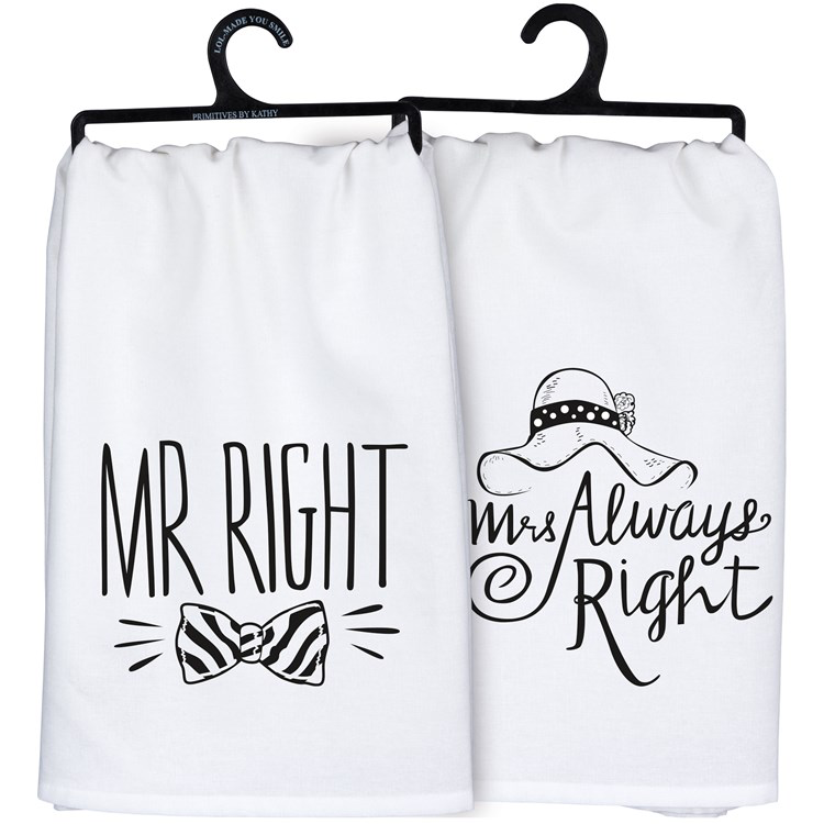 Primitives by Kathy Mr and Mrs Towels