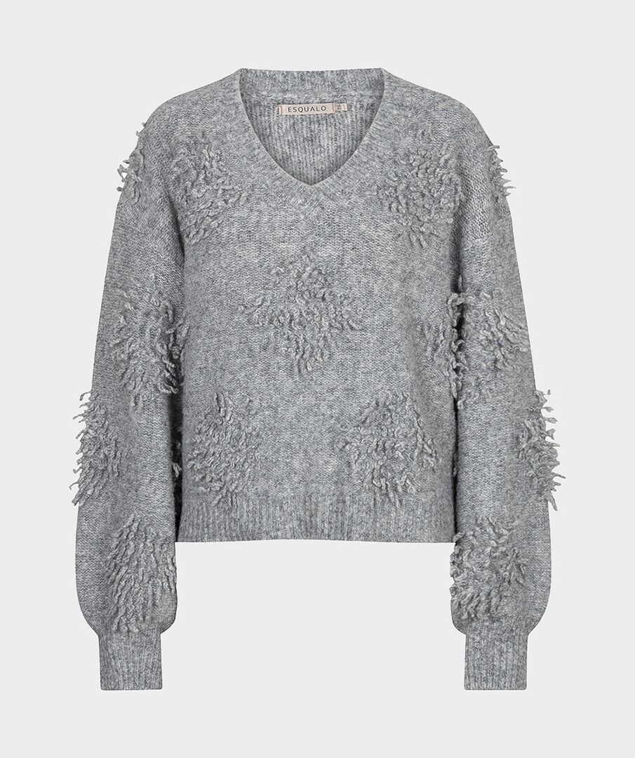 Esqualo 3D Fringe Sweater