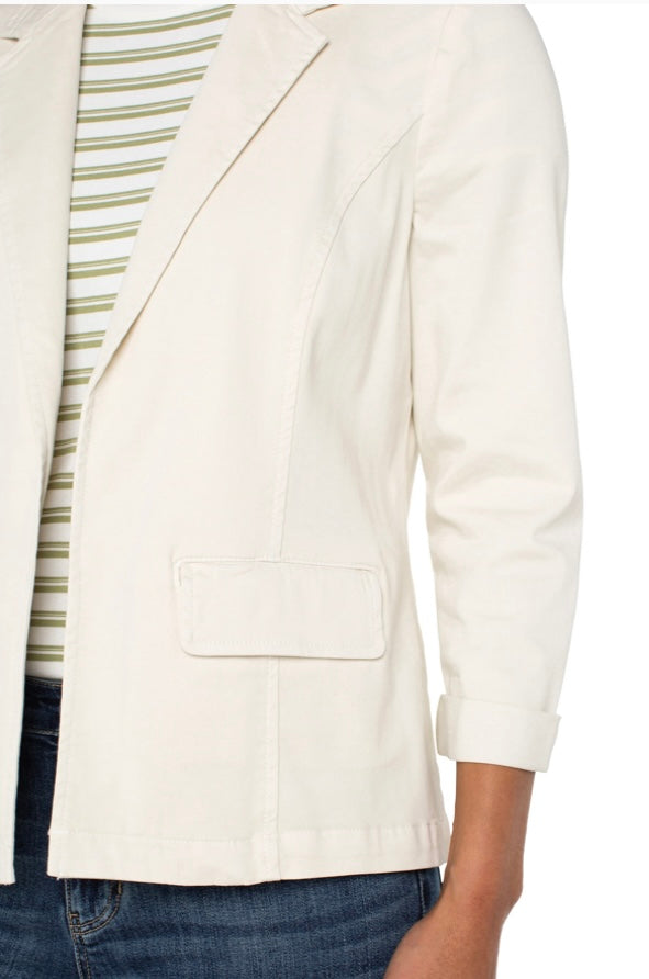 Liverpool Fitted Blazer In Bone