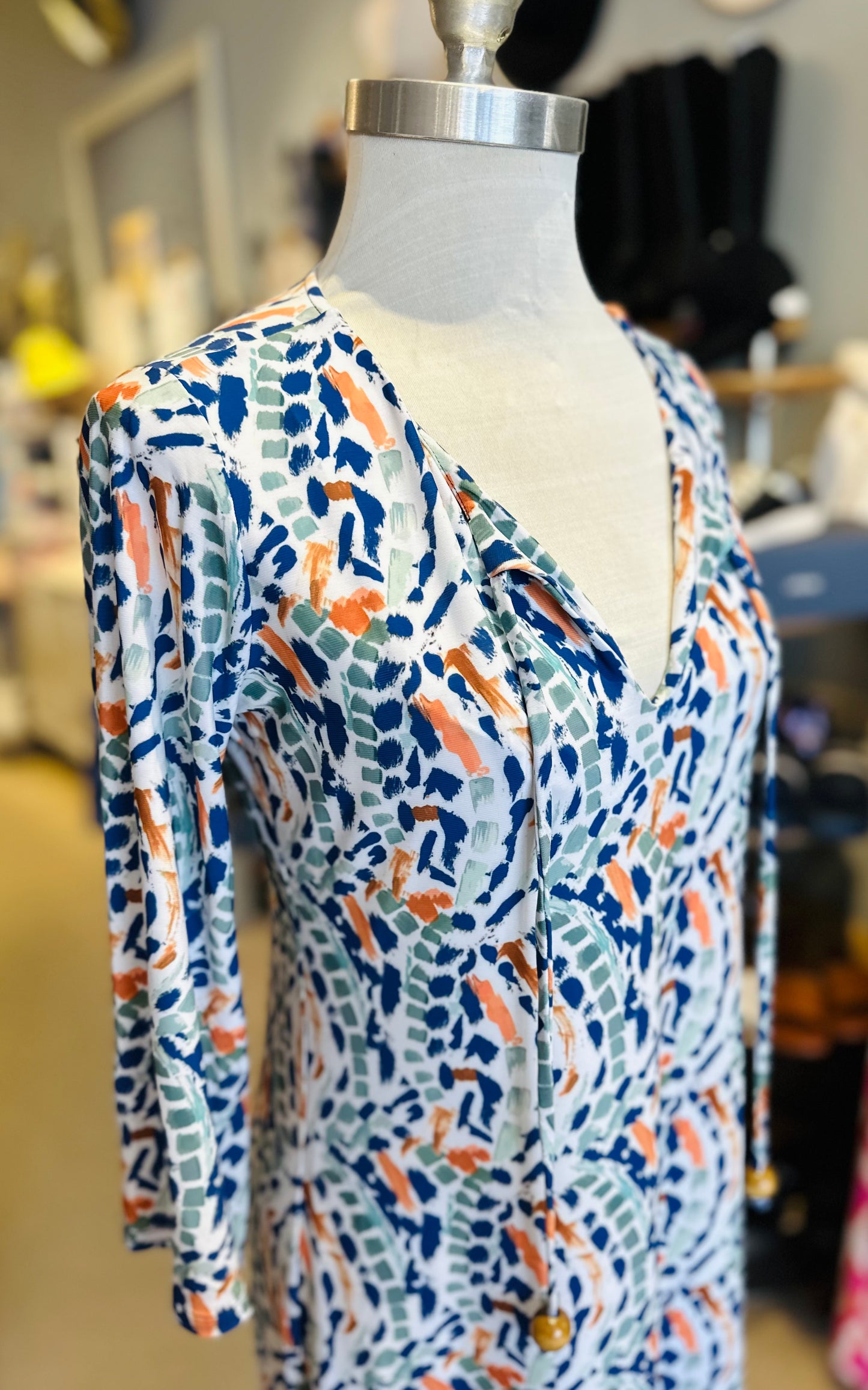 Viereck Masala 3/4 Sleeve Dress