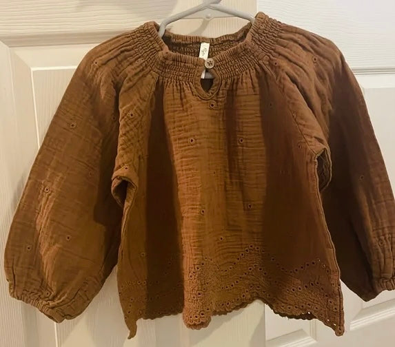 Rylee And Cru Rust Top