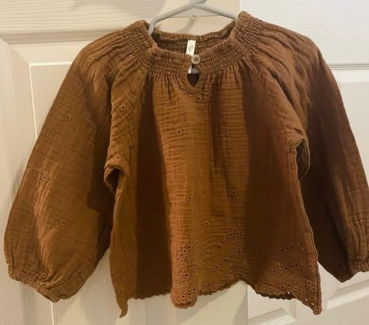 Rylee And Cru Rust Top