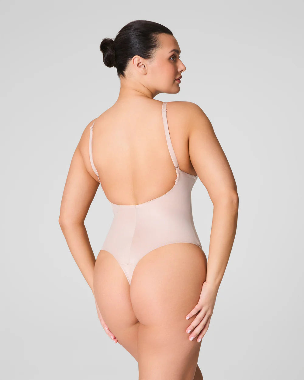 Spanx Plunge Low Back Thong Bodysuit #10157R