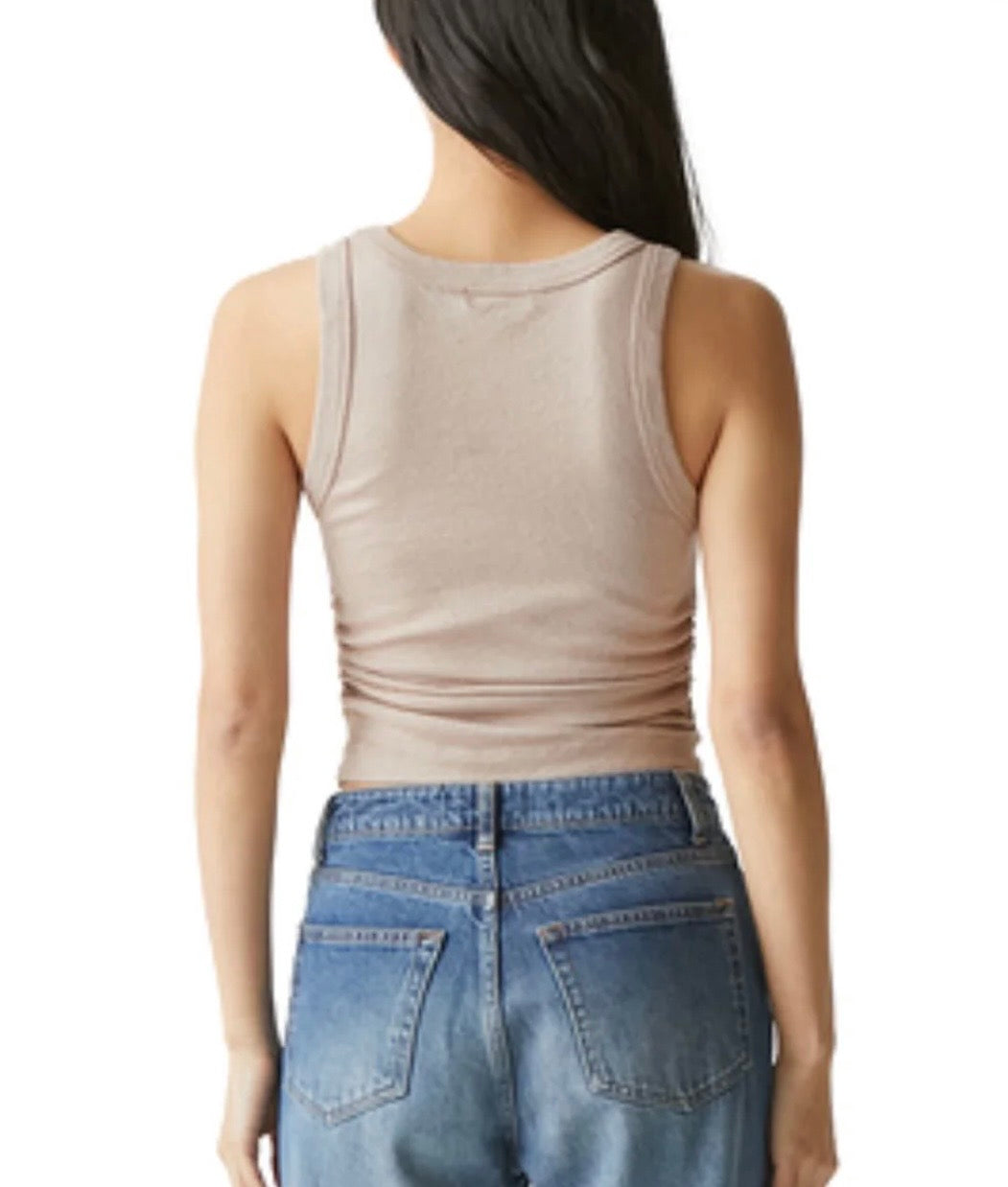 Michael Stars Ella Shine Crop Tank