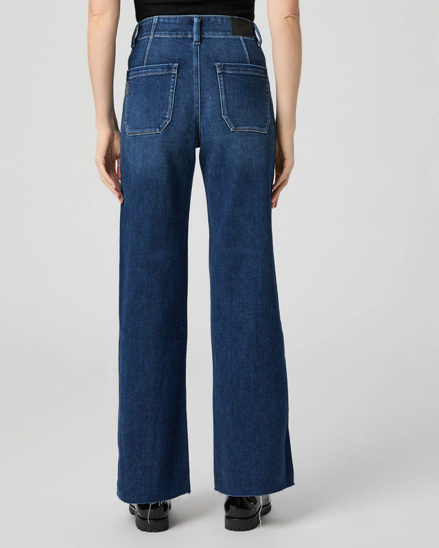 Paige Anessa 31” Welt Utility Pkts Raw Hem