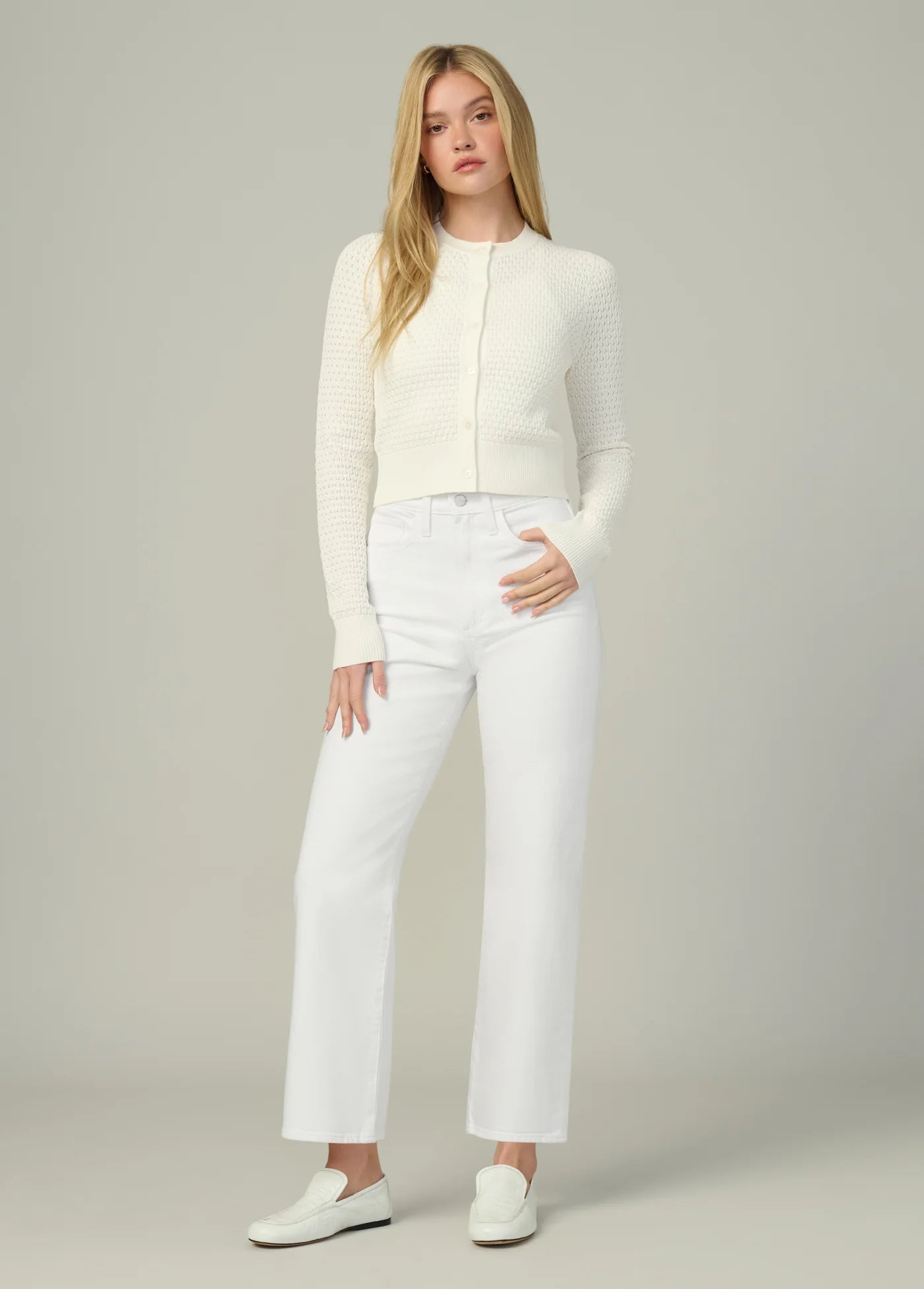 Joe’s The Margot Cropped Straight White