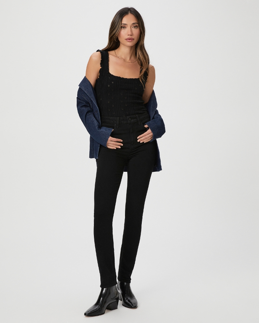 Paige Gemma Cigarette Leg Black Shadow