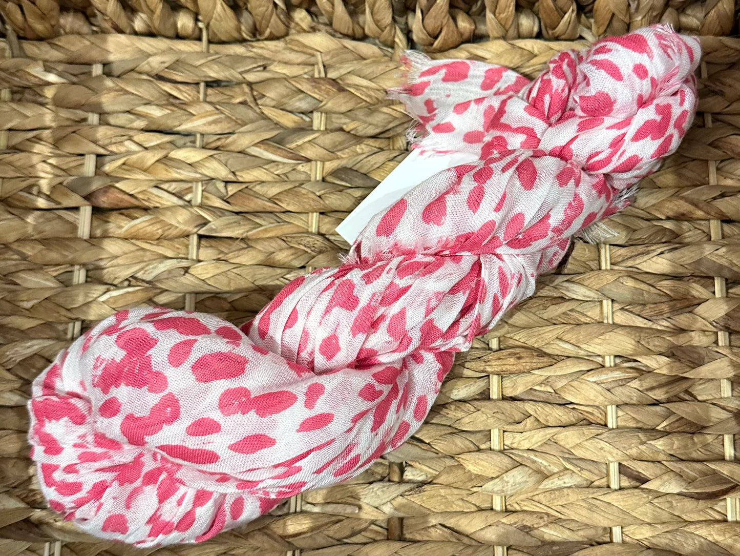 Charlie Paige Pink Print Scarf