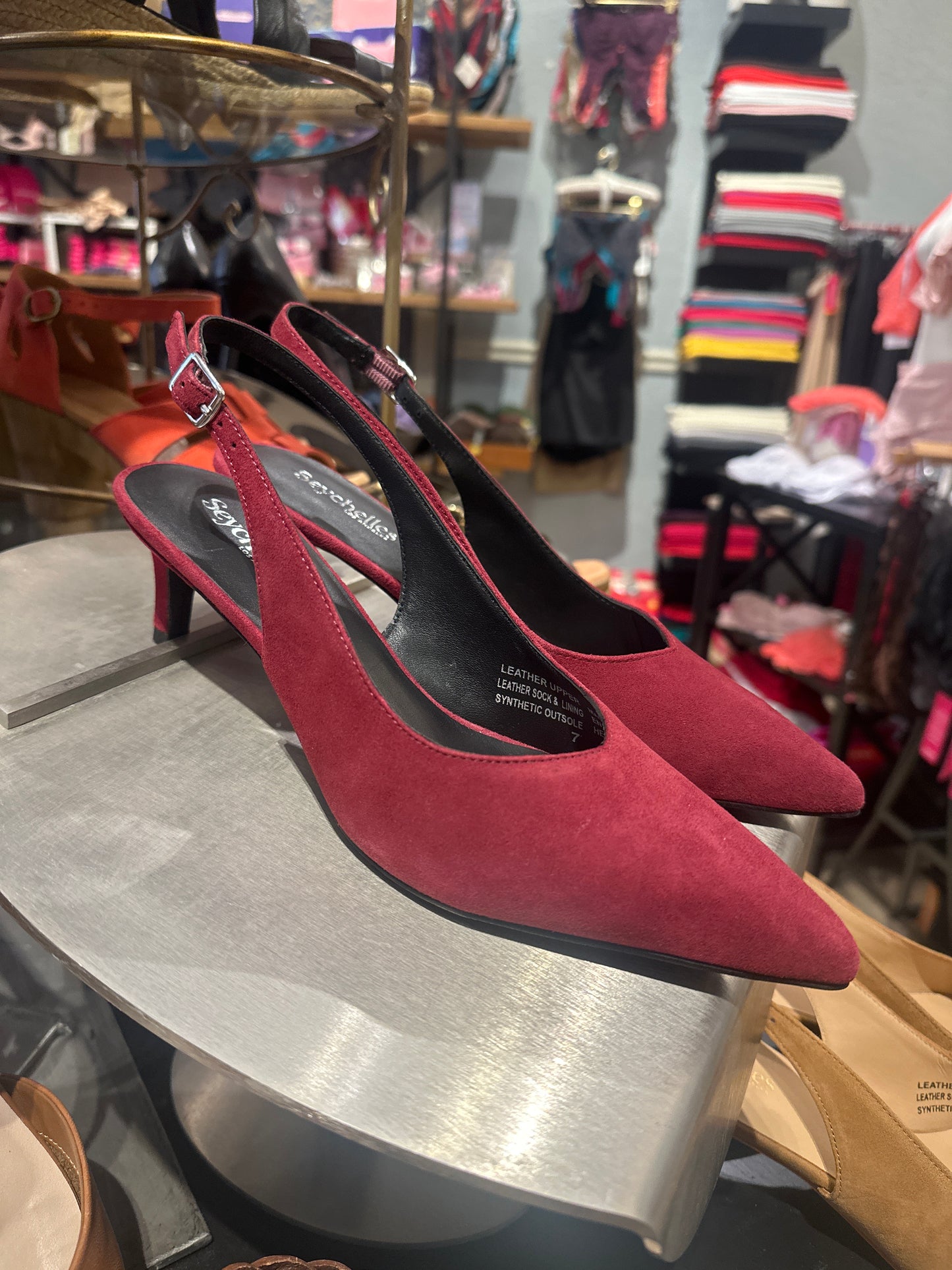 Seychelles Candlelight Suede pump