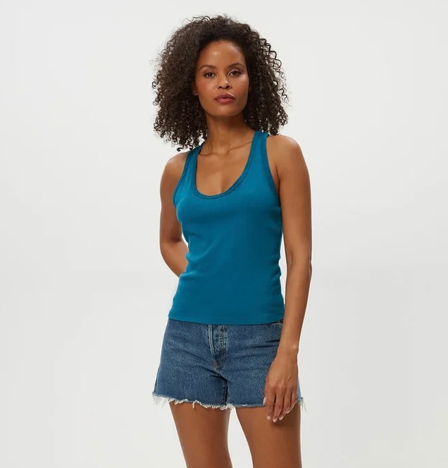 Michael Stars Cher Scoop Neck Tank