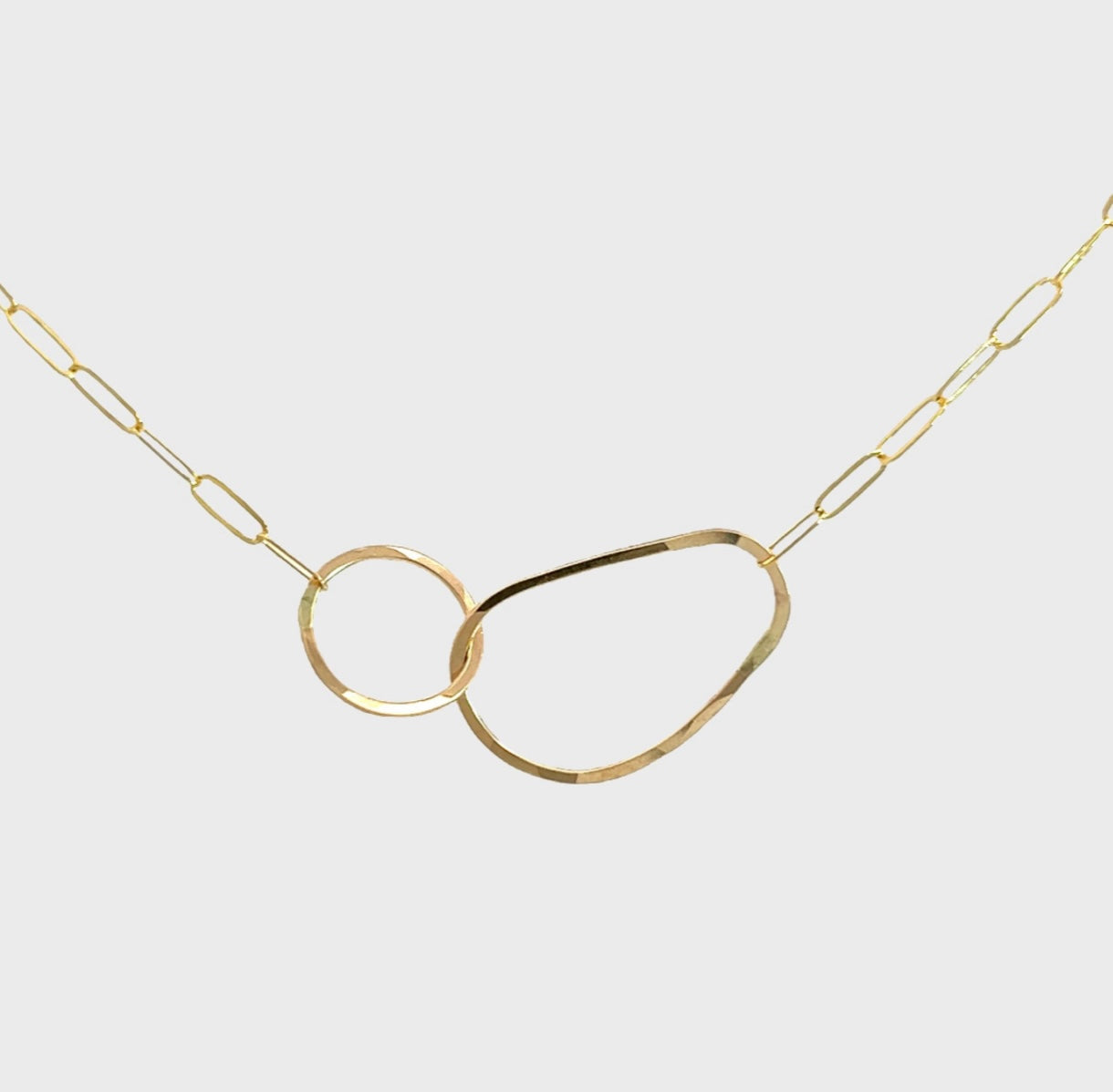 Kate Jack EggDrop Paperclip Chain Necklace