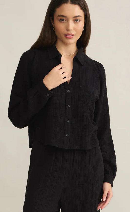 Z Supply Campo Button Up Gauze Top