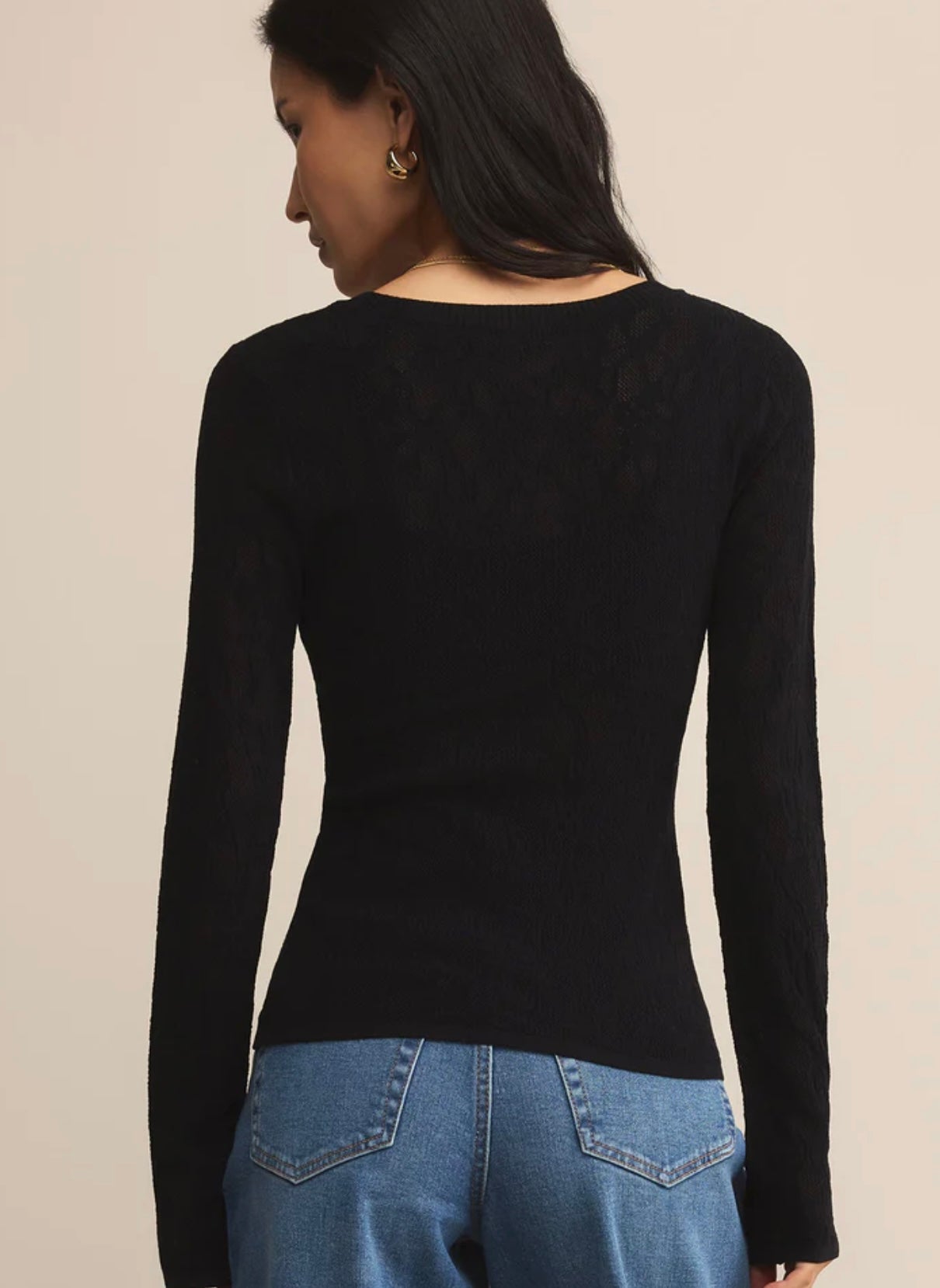 Zsupply Tibi Scoop Neck Mesh Top