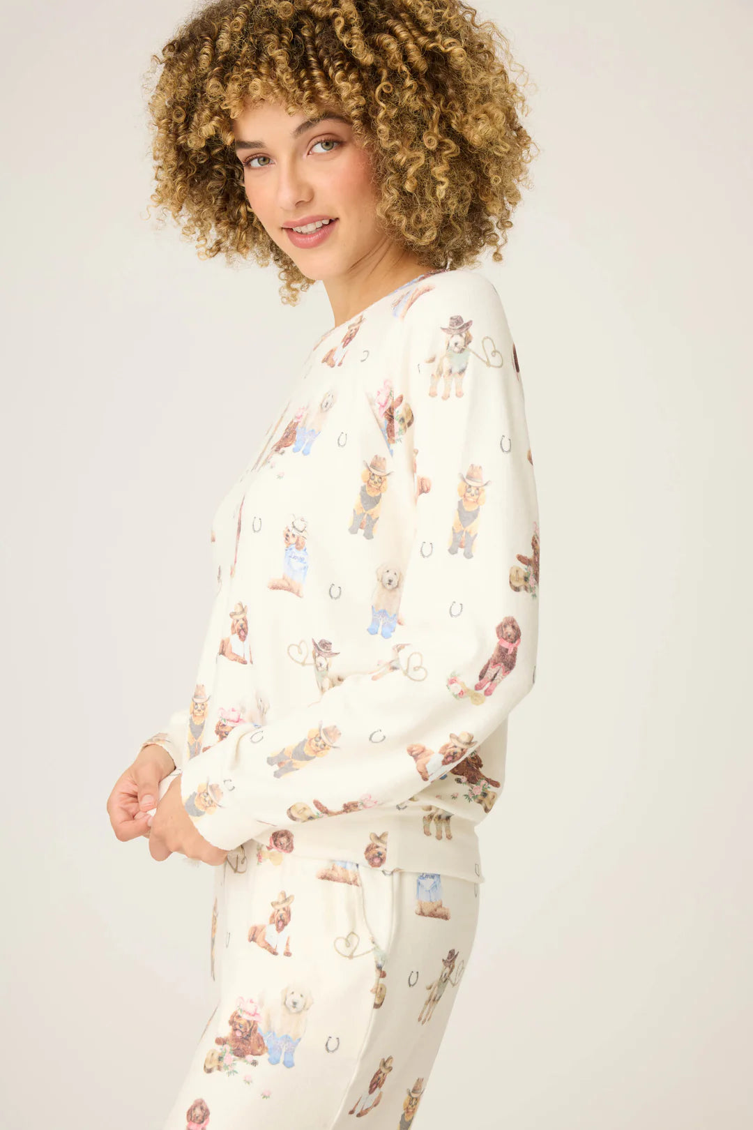 PJ Salvage Ruff On The Range Long Sleeve Top