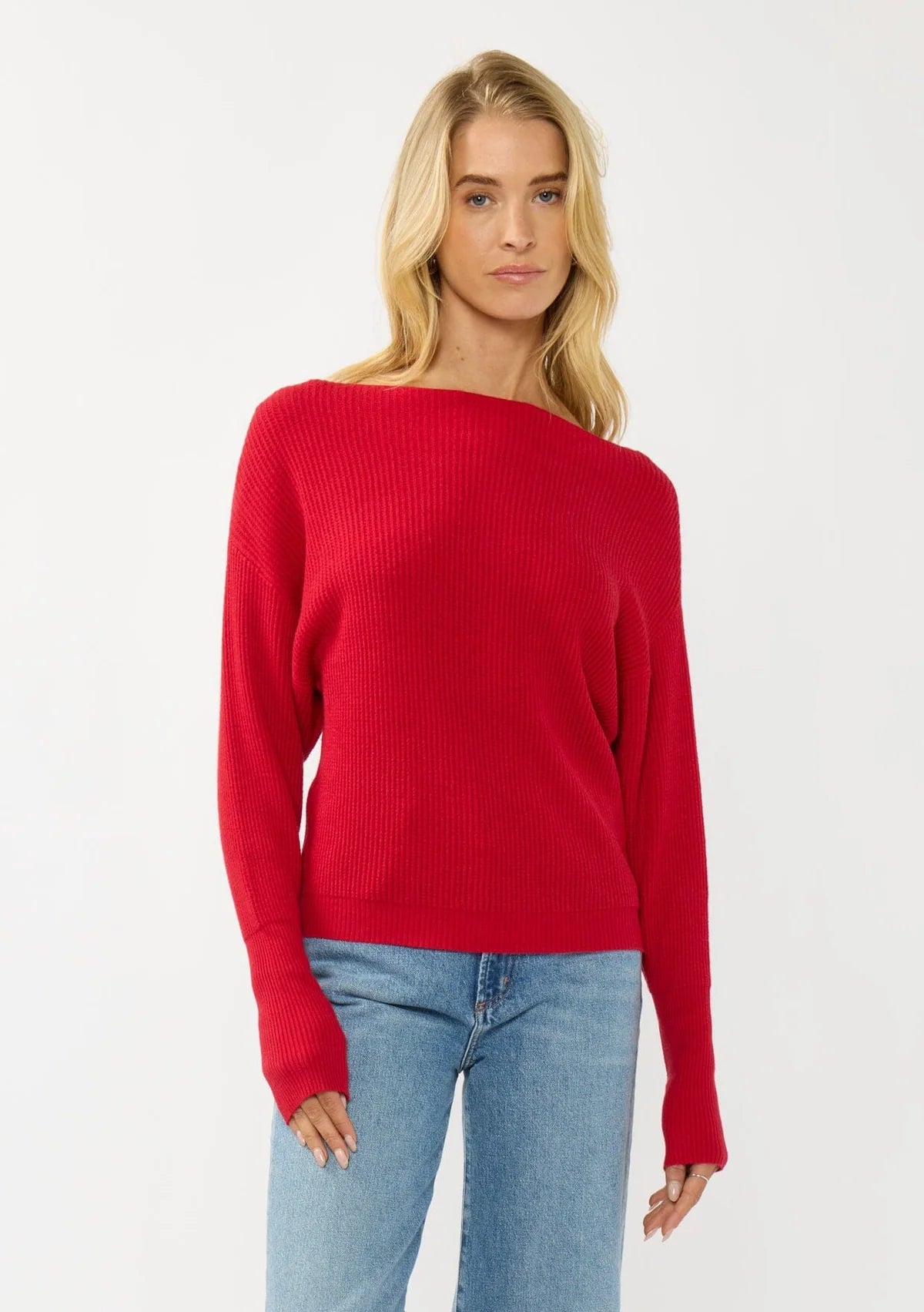 Lovestitch Snuggle Up Off Shoulder Sweater