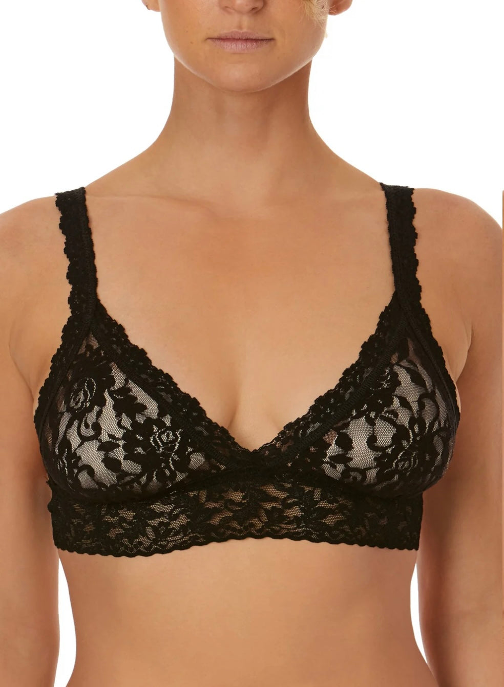 Hanky Panky Signature Lace Padded Crossover Bralette