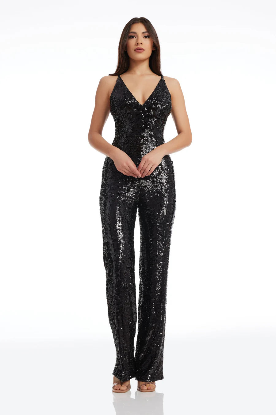 Dress The Population Sequince Jumpsuit