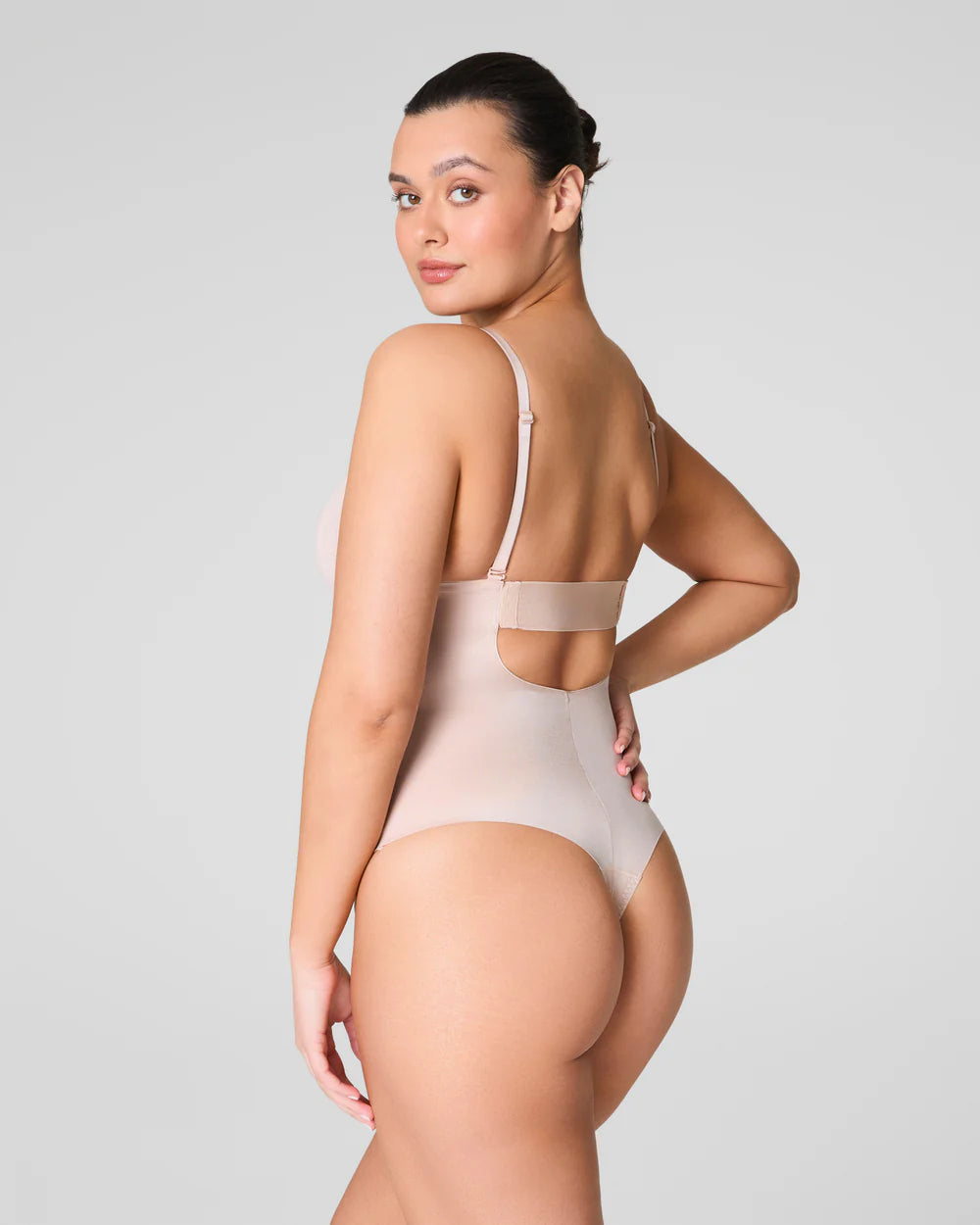 Spanx Plunge Low Back Thong Bodysuit #10157R
