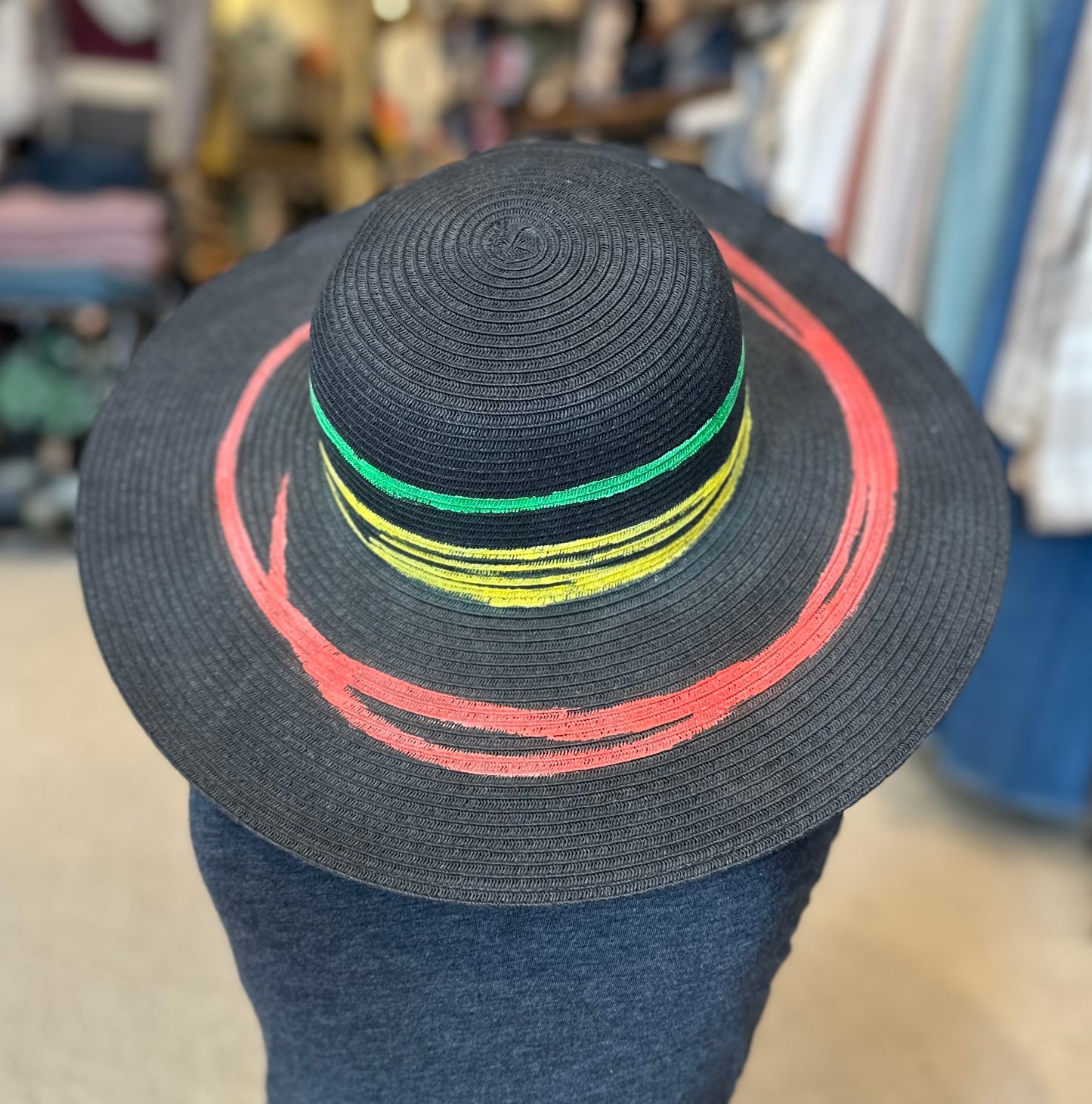 San Diego Hat Co Painted Stripes Paperbr