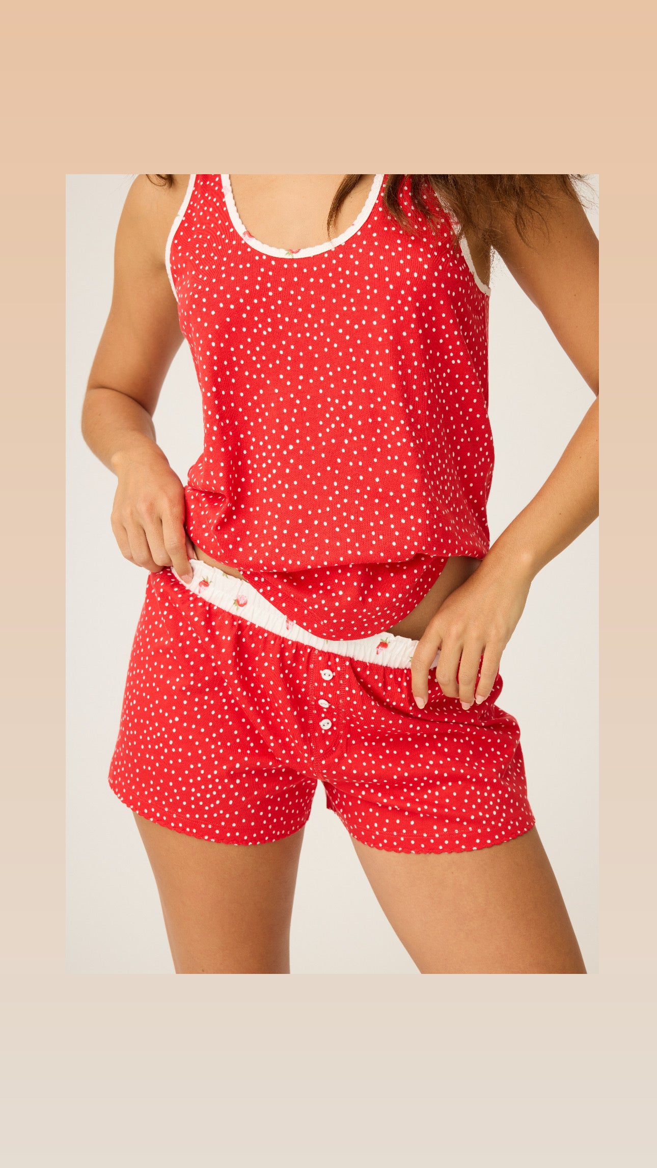 PJ Salvage Strawberry Short Sets