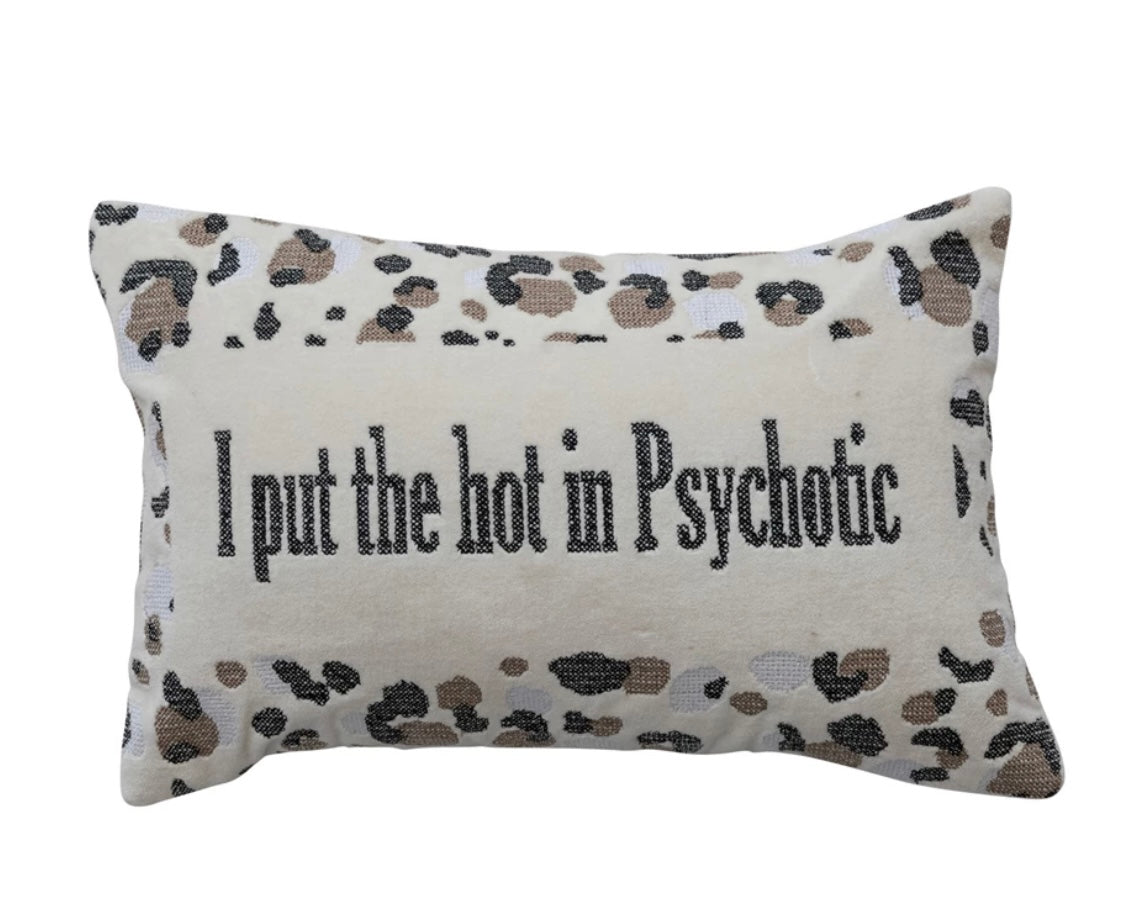 Creative Co-op Embroidered Pillow
