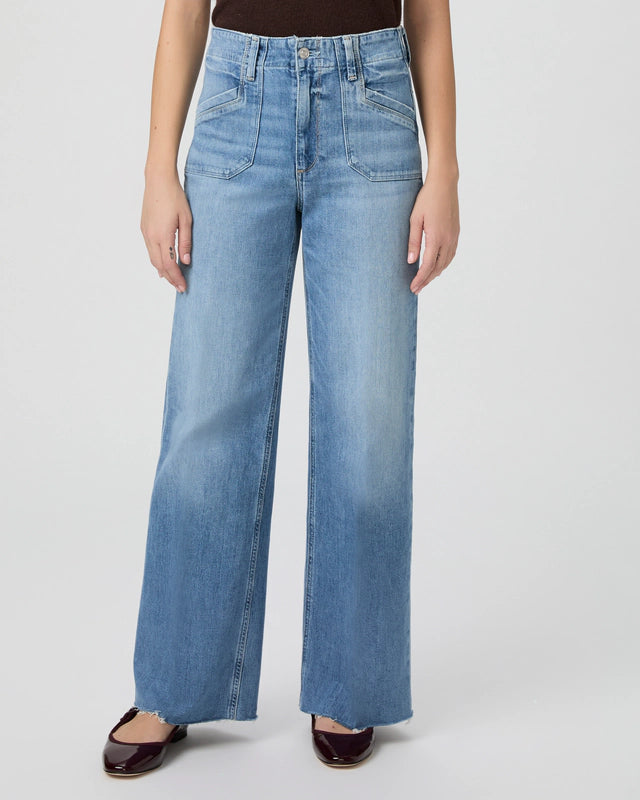 Paige Anessa 31 Utility Pocket Jean In Viva