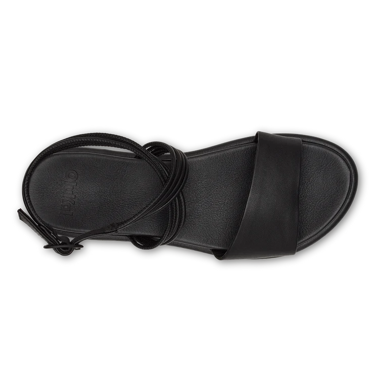 Olukai Tiare Wrap Sandal In Black