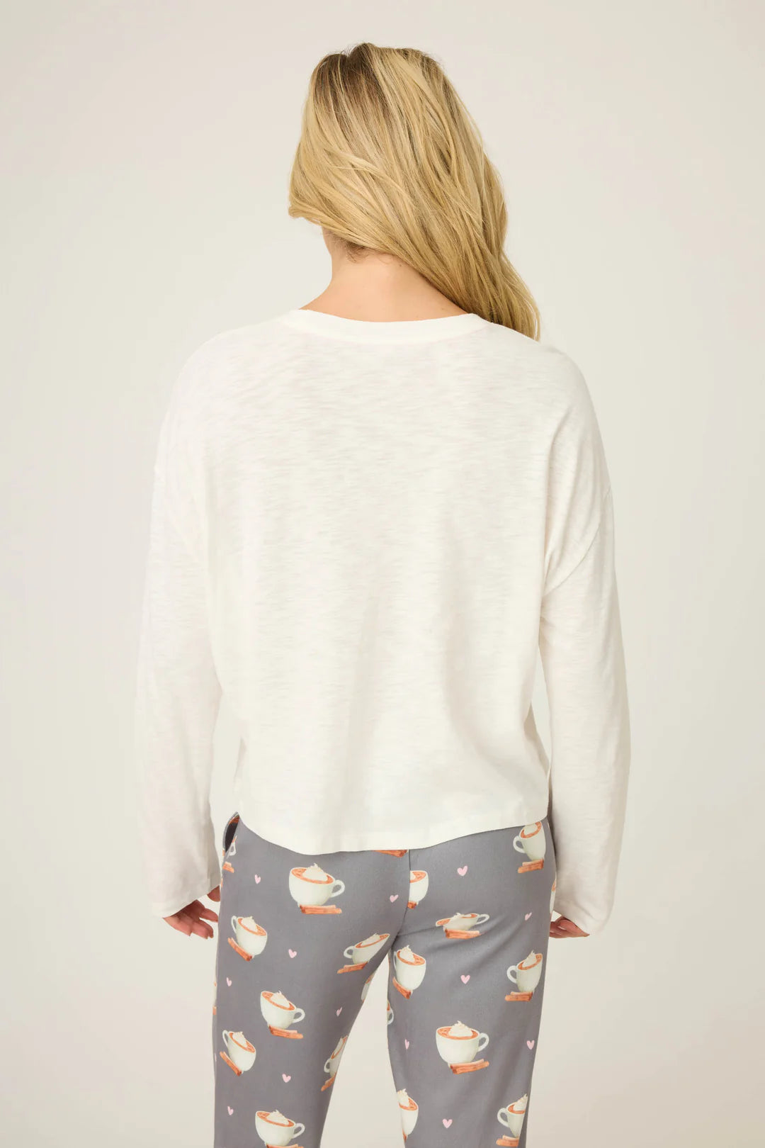PJ Salvage Love You A Latte Long Sleeve Top