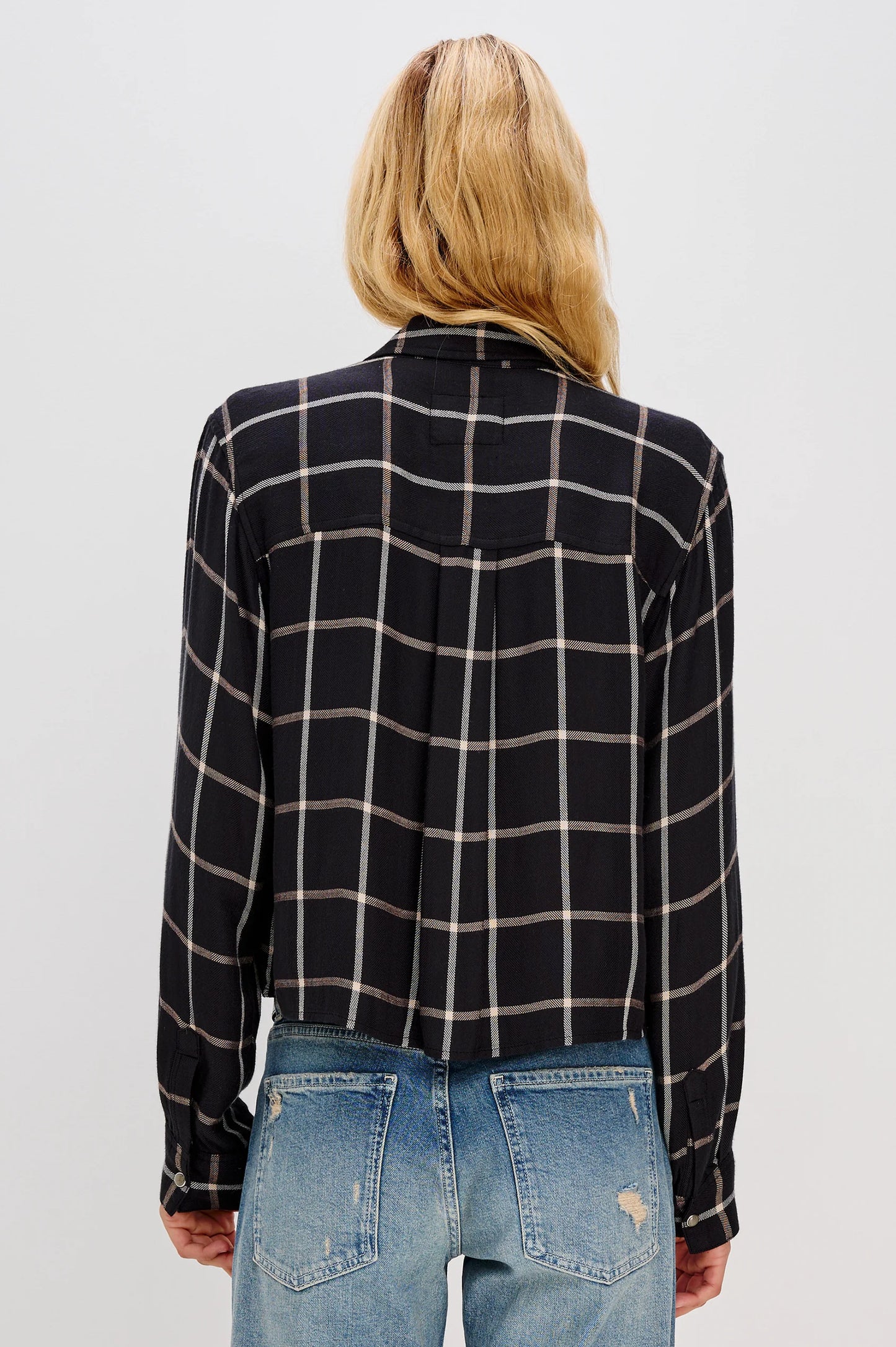 Rails Malin Shirt Onyx Sand Birch