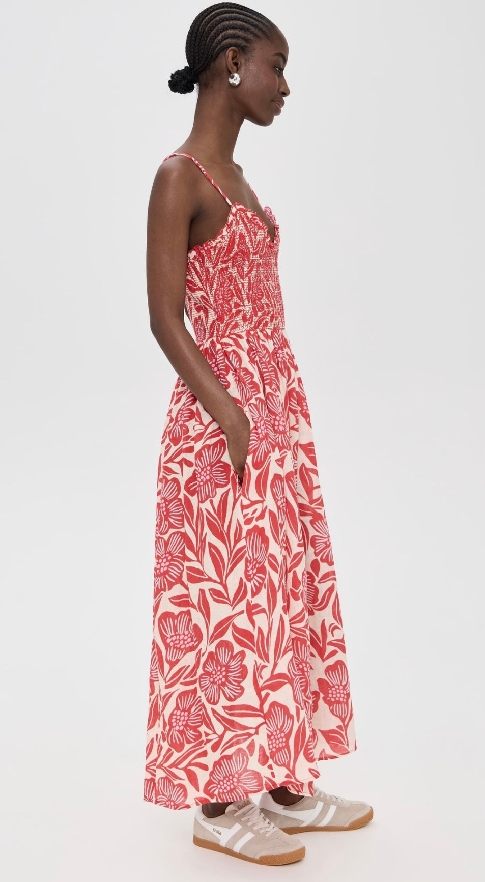 Free People Sweet Nothing Midi Dress In Gardenia