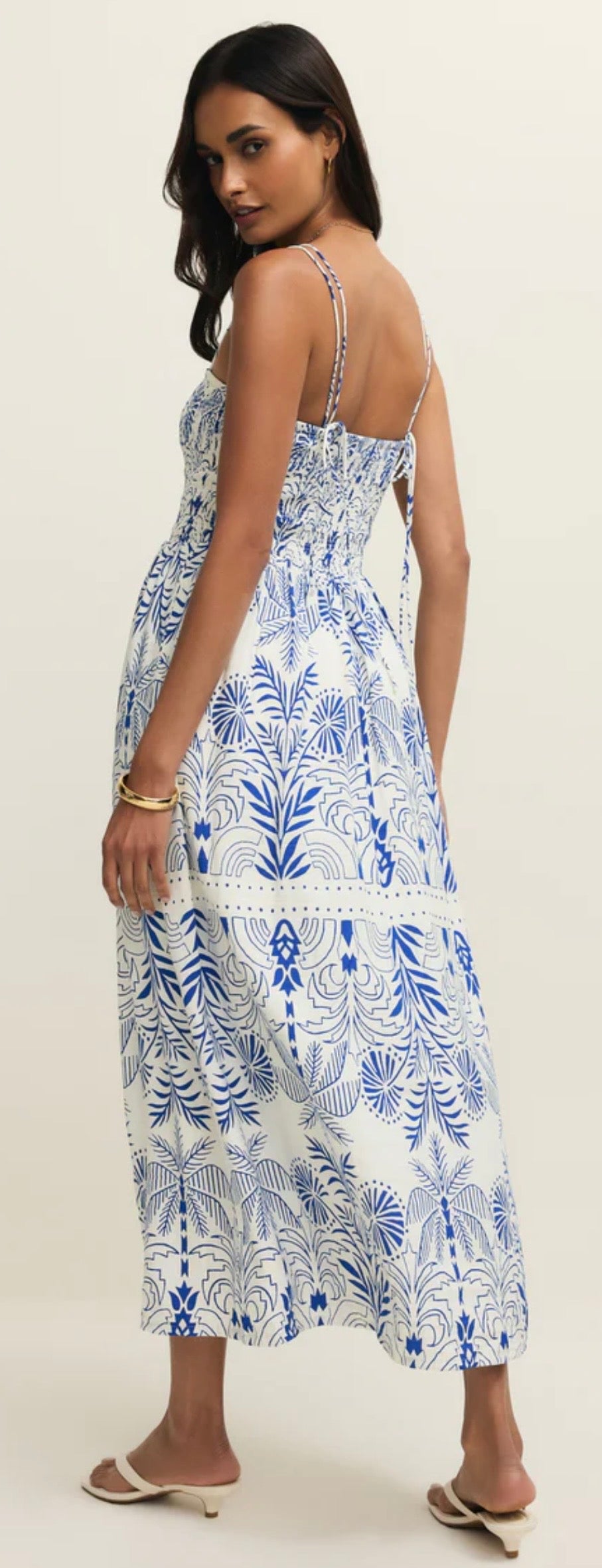 ZSupply Nadine Airy Palm Maxi Dress