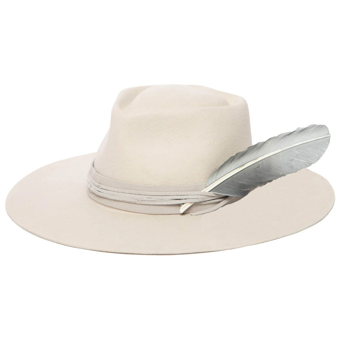 San Diego Hat Company Take My Name Fedora with Heart Shaped Crown
