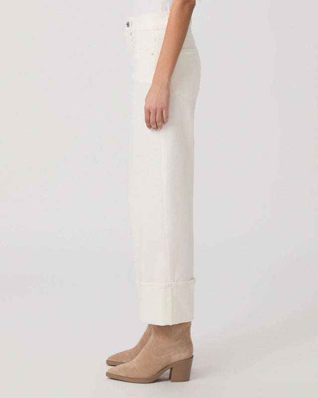 Paige Sasha Ankle With Wide Cuff Tonal Ecru