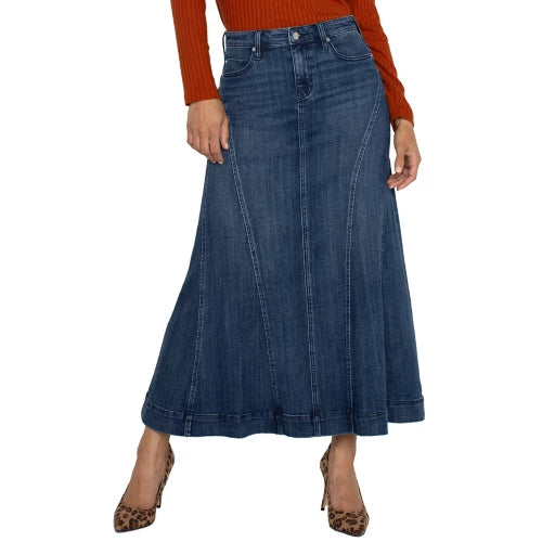 Liverpool Denim Mermaid Maxi