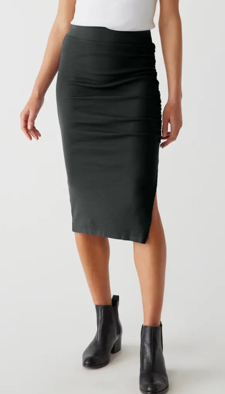 Michael Stars Reyna Ruched Midi Skirt