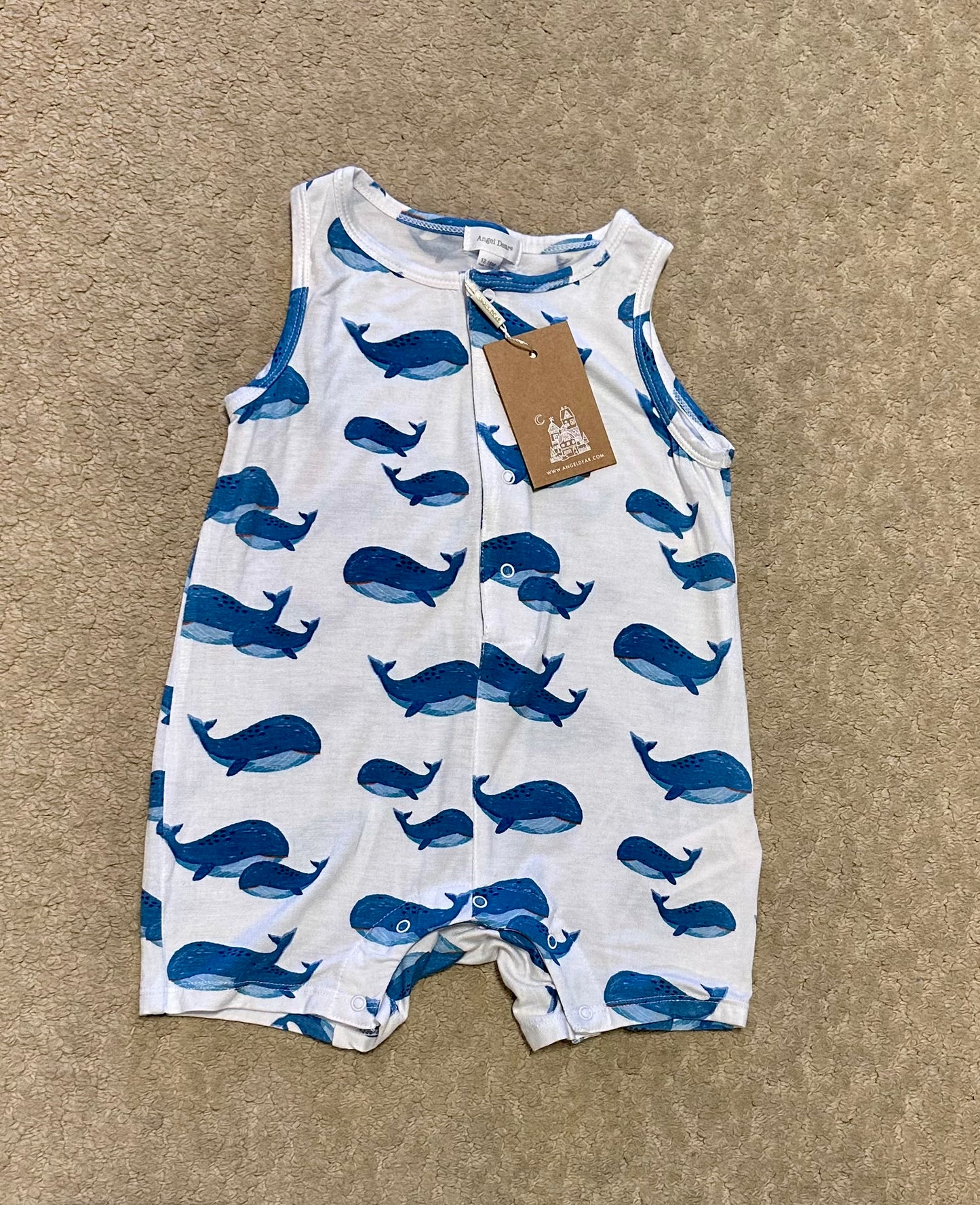 Angel Dear Blue Whales